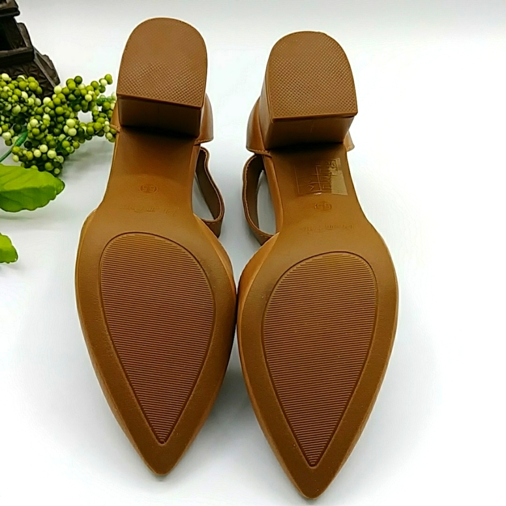 🐪HP! Nude Heel Pumps w/Strap by Dream Pairs. Size 6.5 - Picture 5 of 16